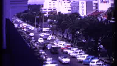 Kenya (1969): A Day Out In Town With Busy Traffic And Many People