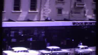 Kenya (1969): Retro Busy High Street And A Roaming Zebra