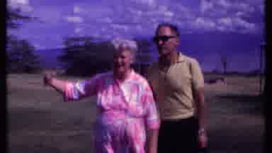 Kenya (1969): Elderly Couple Joined By Son In Old Film With A Lioness