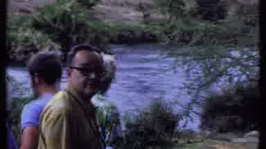 Kenya (1969): Vacation With Family Out By The River And Rocks Not Knowing What To