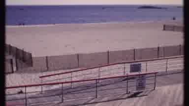 New London Connecticut (1969): Person Walking Outside Near Beach