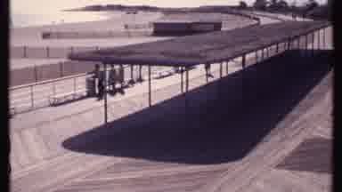 New London Connecticut (1969): Pier With People Looking At The Beach