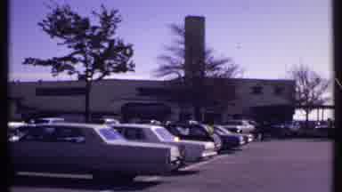 New London Connecticut (1969): Parking Lot Full Of Cars On Clear And Sunny Day