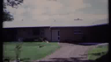 California USA (1971): Vintage Video Shows Blue Collar House