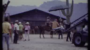 California USA (1971): Film Crew On Vehicle Moves In Close To Start Filming