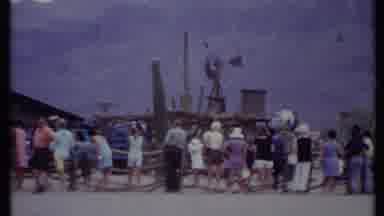 California USA (1971): It Appears To Be A Lot Of People Gathering To View