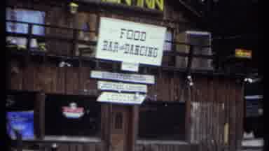California USA (1971): An Inn Called Mt Lemmon Quaint Wooden Shack