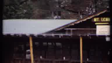 California USA (1971): Mountains Land And A Building
