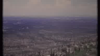 California USA (1971): Sweeping An Arid Landscape With Film Grain