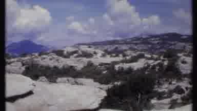 California USA (1971): Amazing Scenery Of The Mountains And The Forest Outdoors In