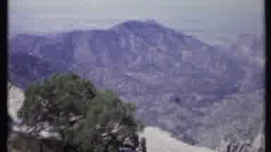 California USA (1971): Rocky Mountains With Boulders And Shrubbery