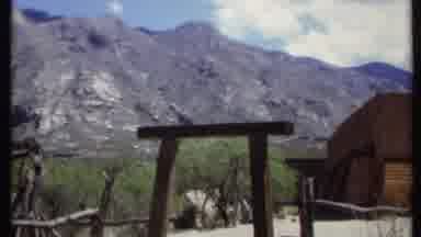 California USA (1971): An Old Pan Of The Beautiful Nature In The Mountains