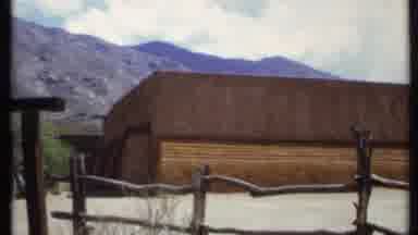 California USA (1971): The Mountain View Behind The House Yard