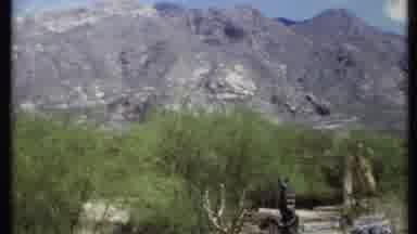 California USA (1971): The Lovely Scenery Of The Mountains And Fenced In Area Of A