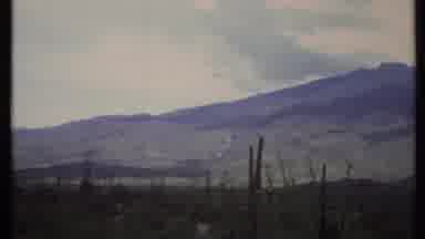 California USA (1971): Volcano During An Eruption With Ash Clouds