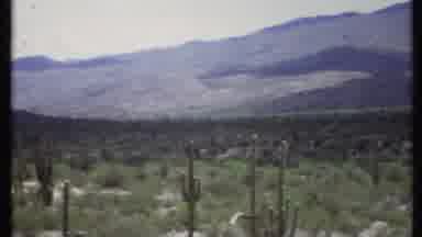 California USA (1971): Mountain View On A Dark Sky Day In The Wilderness