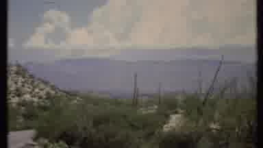 California USA (1971): Valley View With Mountains And Rocks
