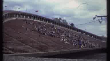 Ithaca New York (1979): Opening Ceremonies At The Football Stadium Show A Medium