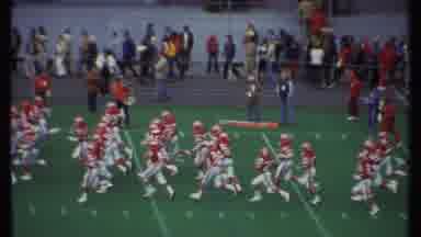 Ithaca New York (1979): Opening Of Football Game Football Players Band