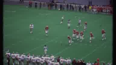 Ithaca New York (1979): Football Game At Packed Stadium On A Cloudy Day