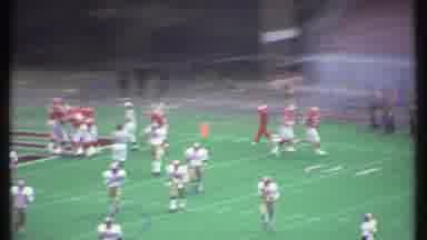 Ithaca New York (1979): Two Teams Playing A Game Of Football On The Field As