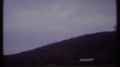 Ithaca New York (1979): Mountain Scenery From Window While Driving