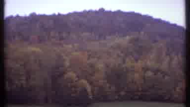 Ithaca New York (1979): Aerial Views Autumn Colors Changing Trees Mountains Reds
