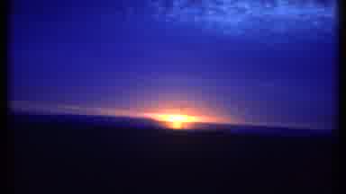 Ithaca New York (1979): Several Birds Flying Through The Clouds In The Early Dawn