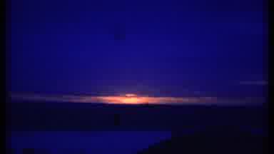 Ithaca New York (1979): People In A Park At Sunset