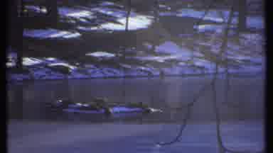Ithaca New York (1979): Snowy Trees And People Gathering Snow From A Pile Into