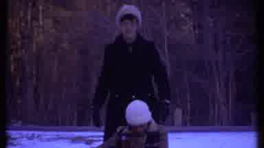 Ithaca New York (1979): Two Teens Plan Out Their Route At The Local Sledding Hill