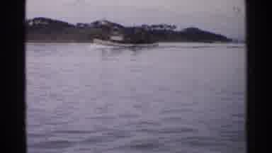 Japan (1952): An Old Fishing Boat Sails Along