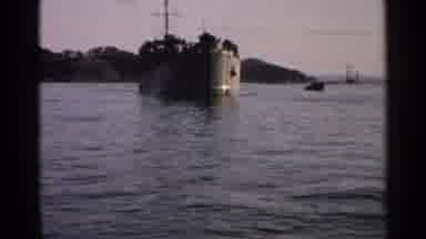 Japan (1952): Ship On The Water During The Day Floating In Calm Waters