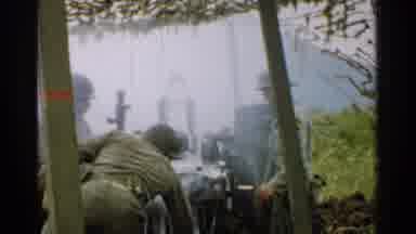 Japan (1952): Soldiers Shooting And Unloading Artillery Cannon And Driving
