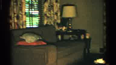Japan (1952): Living Room Couch End Table Pillows On Couch Drapes Open Sunny Day