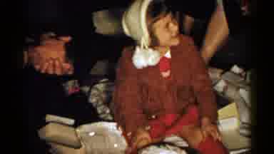 New Hampshire (1952): A Young Girl In A Red Coat And Hat Is The Center Of
