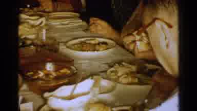 New Hampshire (1952): Group Of People Sitting Around A Kitchen Table In A Dining