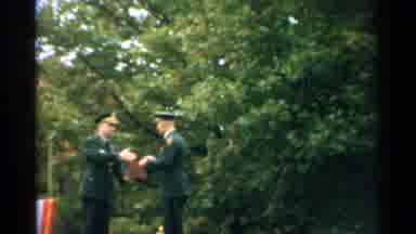 New Hampshire (1952): A Soldier Is Pinned By Another In A Military Ceremony