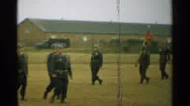 New Hampshire (1952): A Unit Of Soldiers Wearing Helmets Marching Bearing An