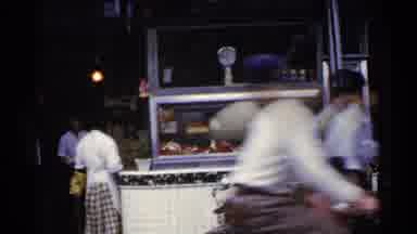 Japan (1953): Shops With Varieties And Lady Purchasing On The Roadside