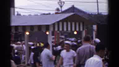 Japan (1953): Military Walking Among Civilians At A Festival