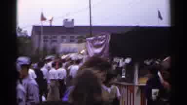 Japan (1953): Open Market A Lot Of People Trading Something