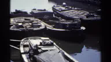 Japan (1953): Different Kind Of Docked Ships Wooden And More Modern Ready To Go To