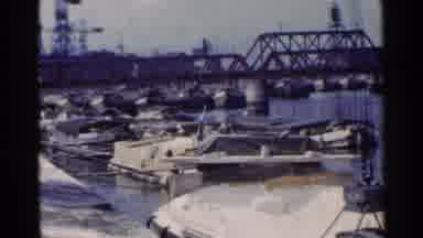Japan (1953): Industrial Footage Of A Plant And Men Working On A Dock