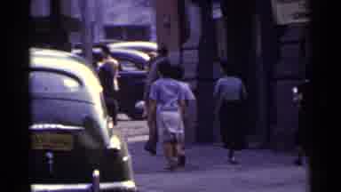 Japan (1953): One Lady In Particular Is Walking At A Fast Pace To A Corner Where