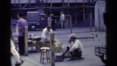 Japan (1953): Scenes From A Street Market And A Woman Crossing The Street