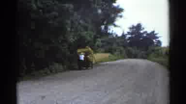 Japan (1953): Trolley Going Up A Windy Hill