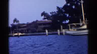 California (1955): Looking At The Marina From The Water Watching The Boats