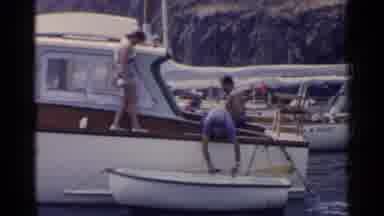 California (1955): Friends Boating Adventure