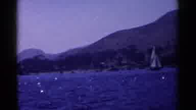 California (1955): Sparkling Blue Ocean Water On A Sunny Day